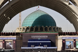 مراسم وداع با پیکر رهبر شهید