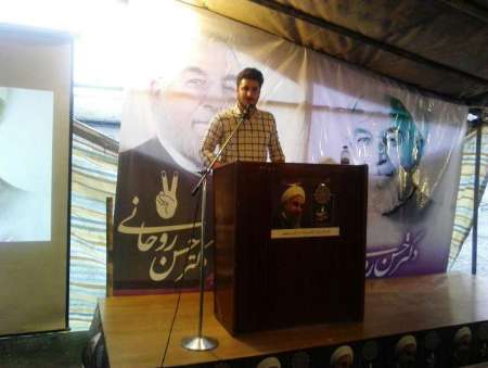 ستاد انتخاباتی جوانان حامی حسن روحانی در قائمشهر راه اندازی شد