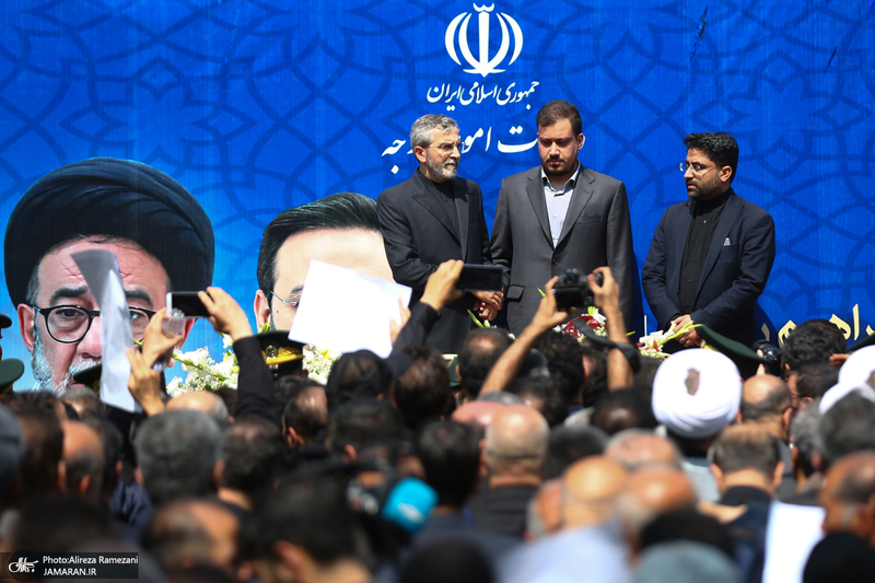 تشییع پیکر شهید حسین امیرعبداللهیان در وزارت امور خارجه