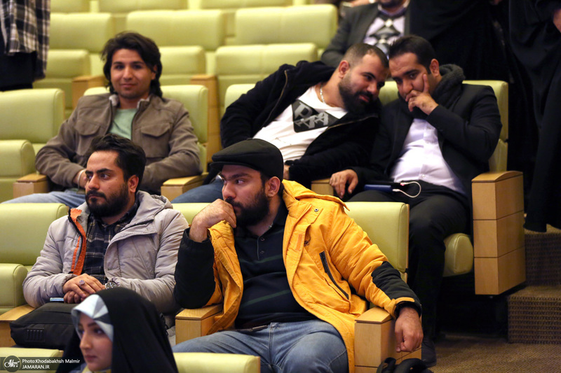 مراسم شب شعر فاطمی در بیت حضرت امام خمینی در خمین