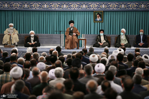 دیدار مسئولان نظام و سفرای کشورهای اسلامی با رهبر معظم انقلاب