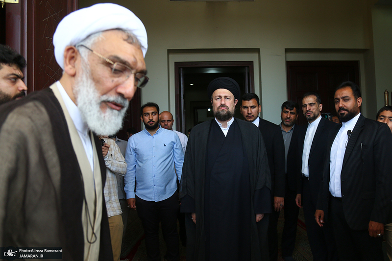 دیدار حجت الاسلام و المسلمین مصطفی پور محمدی با سید حسن خمینی