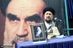 مراسم شام شهادت امام رضا(ع) و بزرگداشت علامه حکیمی در حسینیه جماران-2