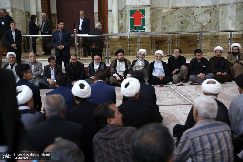 مراسم بزرگداشت ارتحال آیت الله العظمی محقق کابلی در حرم امام خمینی (س)
