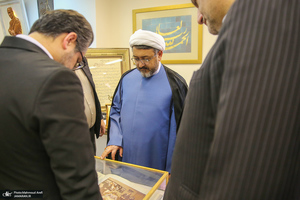 بازدید رئیس موسسه تنظیم و نشر آثار امام خمینی (س) از موسسه اطلاعات