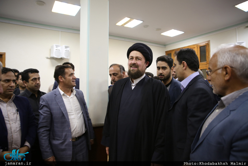 دیدار دبیر کل و اعضای حزب مردم سالاری با سید حسن خمینی 