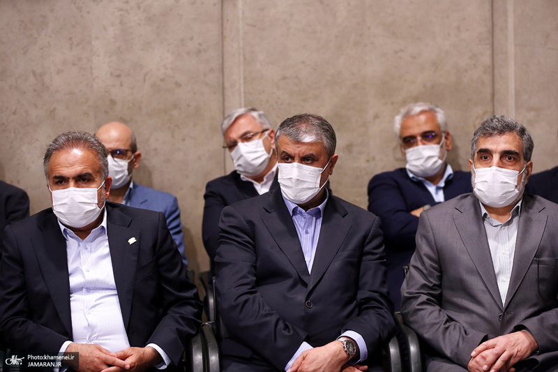 دیدار دانشمندان، متخصصان، کارشناسان و مسئولان صنعت هسته‌ای کشور با رهبر معظم انقلاب