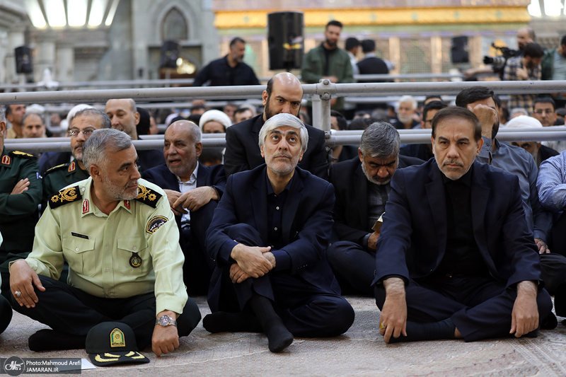 حضور شخصیت های سیاسی و لشکری  در سی و پنجمین سالگرد ارتحال حضرت امام خمینی (س) -1