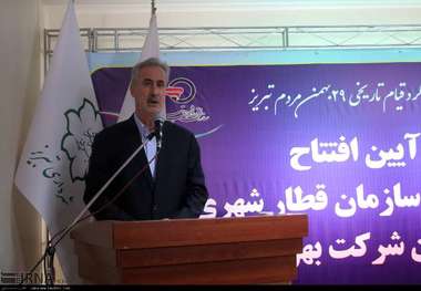 قطار شهری تبریز سرعت می گیرد