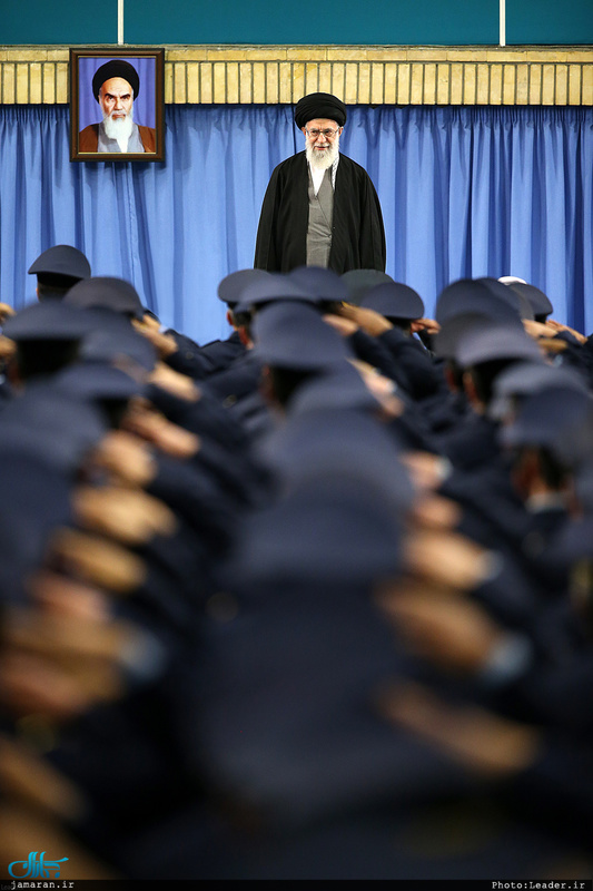 دیدار فرماندهان و کارکنان نیروی هوایی ارتش با رهبر معظم انقلاب