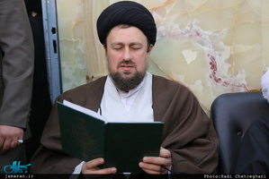 مراسم هفتمین روز درگذشت آیت الله ابن الرضا(ره) در مسجد اعظم قم