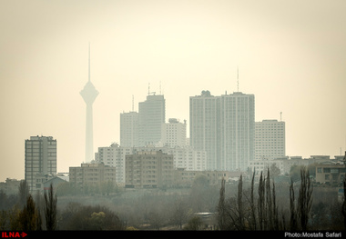 هوای تهران در شرایط ناسالم قرار دارد