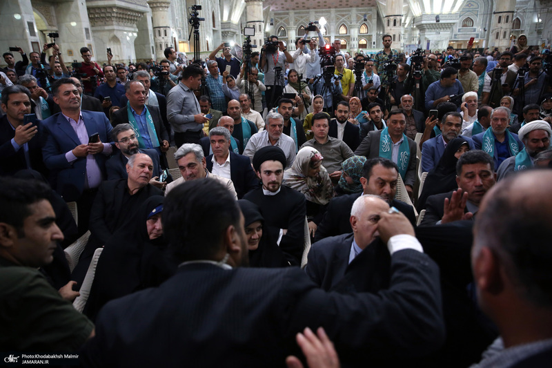 تقدیر از حضور مردم با حضور رئیس جمهور منتخب مسعود پزشکیان