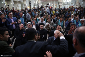 تقدیر از حضور مردم با حضور رئیس جمهور منتخب مسعود پزشکیان