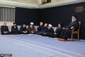 مراسم عزاداری شام شهادت حضرت زهرا(س) در حسینیه امام خمینی