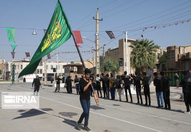 قصرشیرین در سالروز شهادت شمس‌الشموس(ع) به سوگ نشست