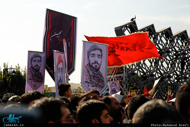 وداع باشکوه مردم تهران با شهید محسن حججی