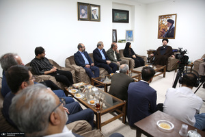 دیدار وزیر راه و شهر سازی با سید حسن خمینی