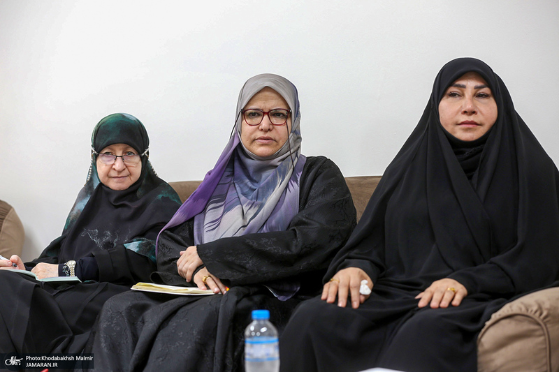 دیدار جمعی از فعالان زن کشور عراق دکتر فاطمه طباطبایی