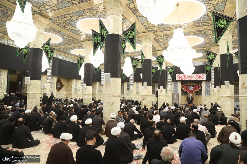 مراسم بزرگداشت مرحوم حاج محمد تقی انصاریان‎ در مسجد اعظم قم