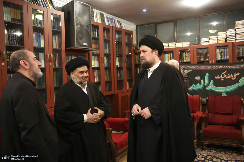 حضور شخصيت هاي سياسي در منزل مرحوم آیت الله بجنوردی 2