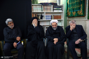 مراسم عزاداری شب شهادت حضرت فاطمه (س) در دارالزهرا (س)