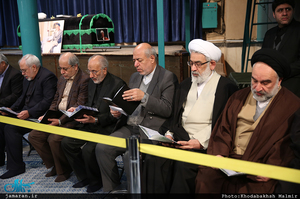 مراسم وداع با پیکر آیت الله هاشمی رفسنجانی(ره) در حسینیه جماران-5