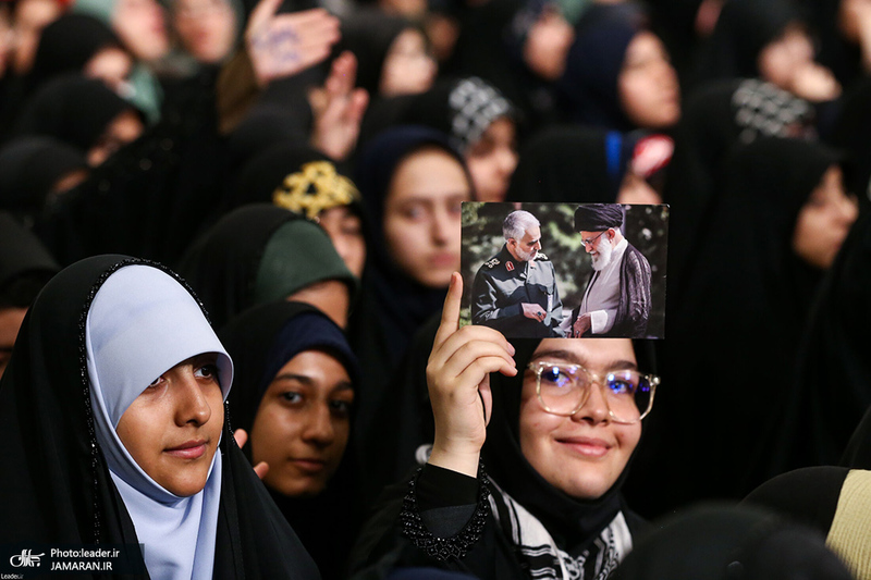 دیدار دانش‌آموزان و دانشجویان با رهبر معظم انقلاب