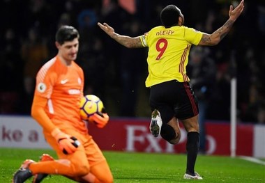 شکست سنگین چلسی مقابل بریک واتفورد 
