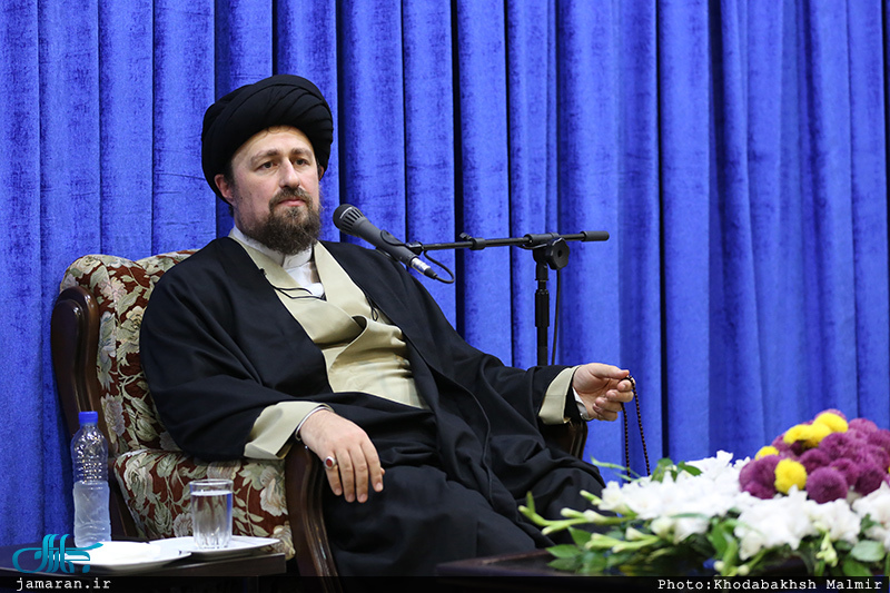 دیدار جمعیت «طلوع بی نشان ها» با سید حسن خمینی 
