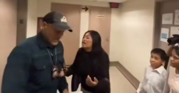 ببینید/ وحشی گری عجیب یک مامور آمریکایی و حمله اش به یک مادر