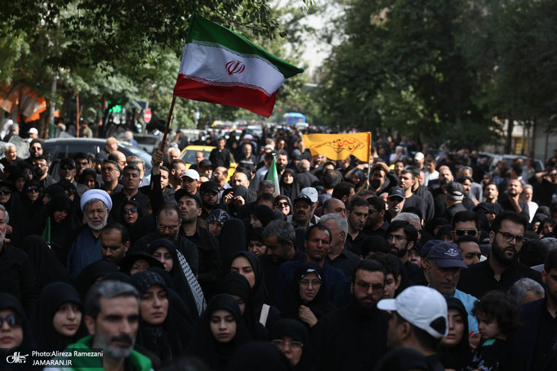 مراسم تشییع شهدای جنگ تحمیلی رژیم صهیونیستی در تهران-2