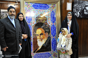 بازدید گردشگران نوروزی از بیت امام خمینی(س) در جماران