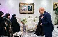 دیدار قالیباف با خانواده سه تن از شهدای پرواز اردیبهشت (13)