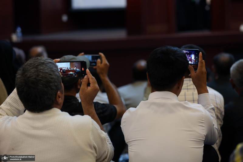 دیدار مسئولین هیت های مذهبی اتباع استان تهران با سید حسن خمینی