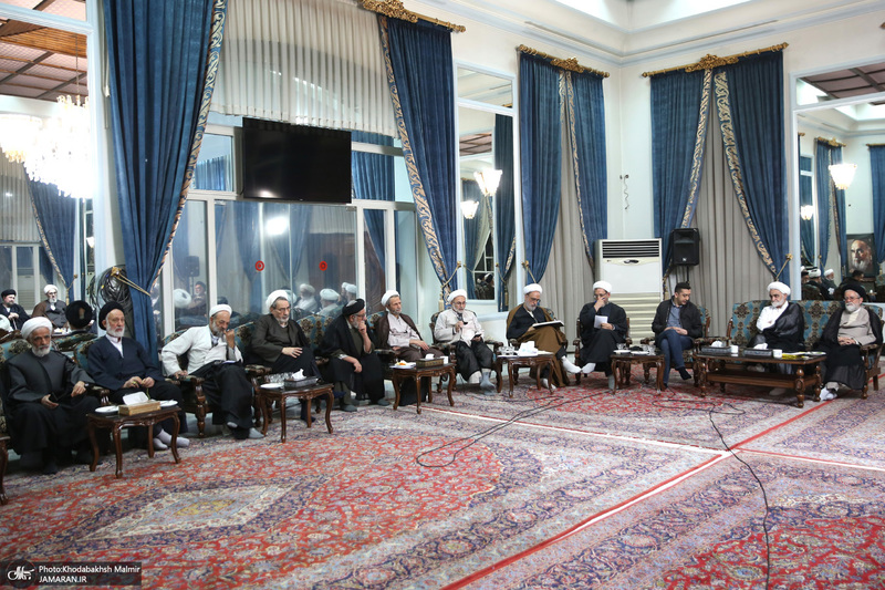 دیدار مجمع روحانیون مبارز و مجمع محققین حوزه علمیه قم با سید حسن خمینی