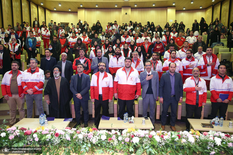 همایش جوانان هلال احمر استان مرکزی در بیت تاریخی حضرت امام