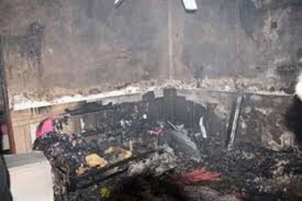 انفجار منجر به آتش سوزی منزل مسکونی در مشهد