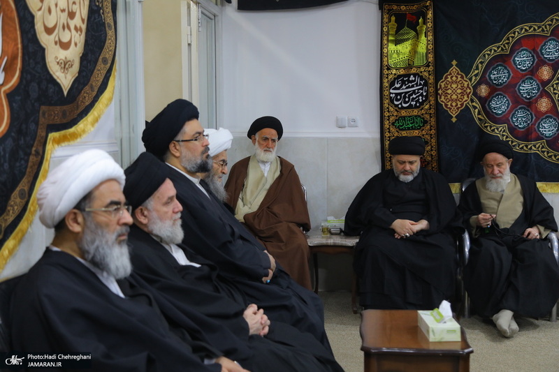 دومین شب عزاداری حضرت فاطمه (س) در بیت آیت الله دوستی زنجانی‎