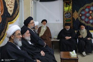 دومین شب عزاداری حضرت فاطمه (س) در بیت آیت الله دوستی زنجانی‎