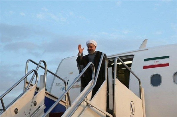 رئیس جمهور وارد فرودگاه بجنورد شد