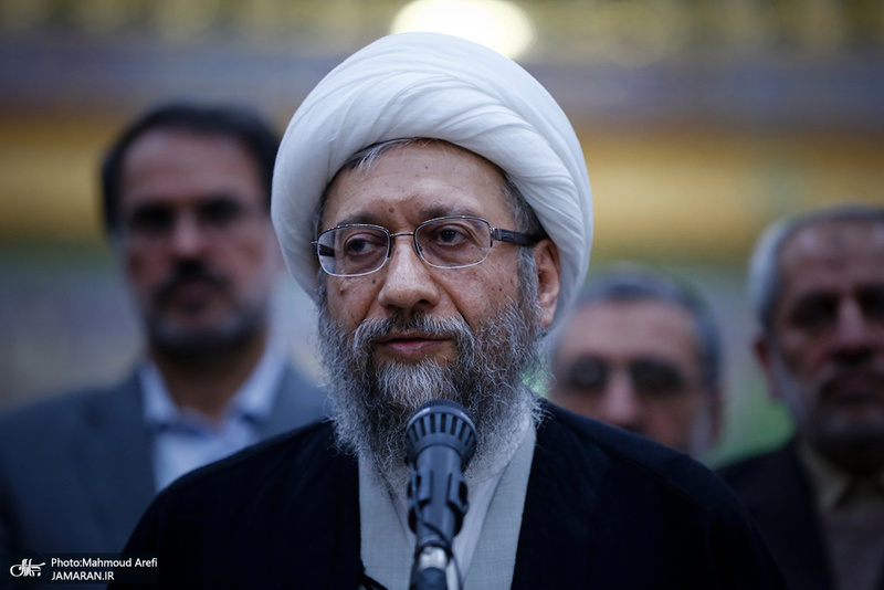 تجدید میثاق رئیس قوه قضائیه و مسئولان عالی قضایی با آرمان‌های امام خمینی(س)