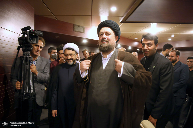 دیدار رئیس و کارکنان موسسه‎ تنظیم و نشر آثار امام خمینی با سید حسن خمینی