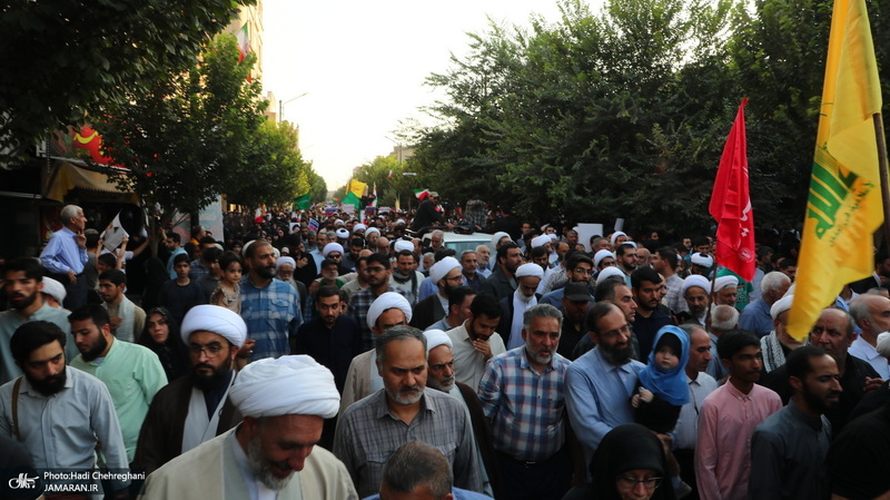 تشییع پیکر‌های ۸ شهید دلاور هوافضای سپاه و پدافند ارتش در قم