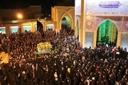 آئین تشییع نمادین حضرت زهرا(س) در ورامین برگزار شد