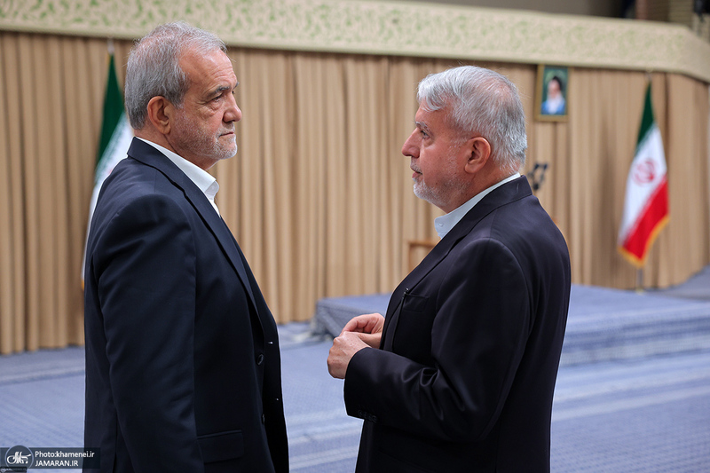 دیدار رئیس‌جمهور و اعضای هیئت دولت با رهبر معظم انقلاب