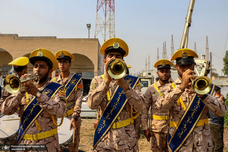 مراسم تشییع مادر شهید علی هاشمی در اهواز‎