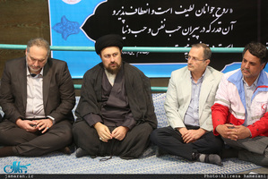 تجدید میثاق جوانان هلال احمر با آرمان های حضرت امام و دیدار با سید حسن خمینی