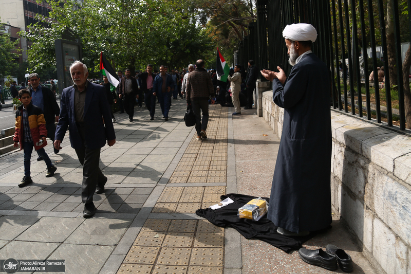 راهپیمایی مردم تهران در محکومیت جنایات رژیم صهیونیستی در فلسطین