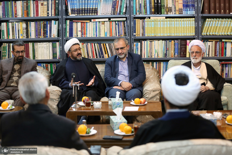 دیدار دست اندرکاران هفته فرهنگی بر استان آفتاب با سید حسن خمینی